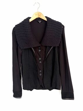 Dusak Design - Whimsigoth Wool Blend Cardigan Jacket - Size L